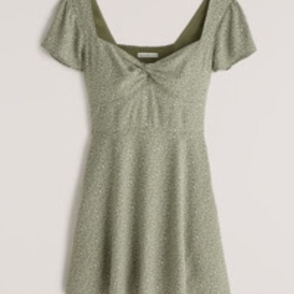 Abercrombie & Fitch Olive Green Mini Dress